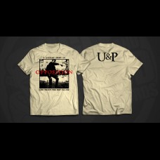 U&P "OPPOSITION" beige shirt